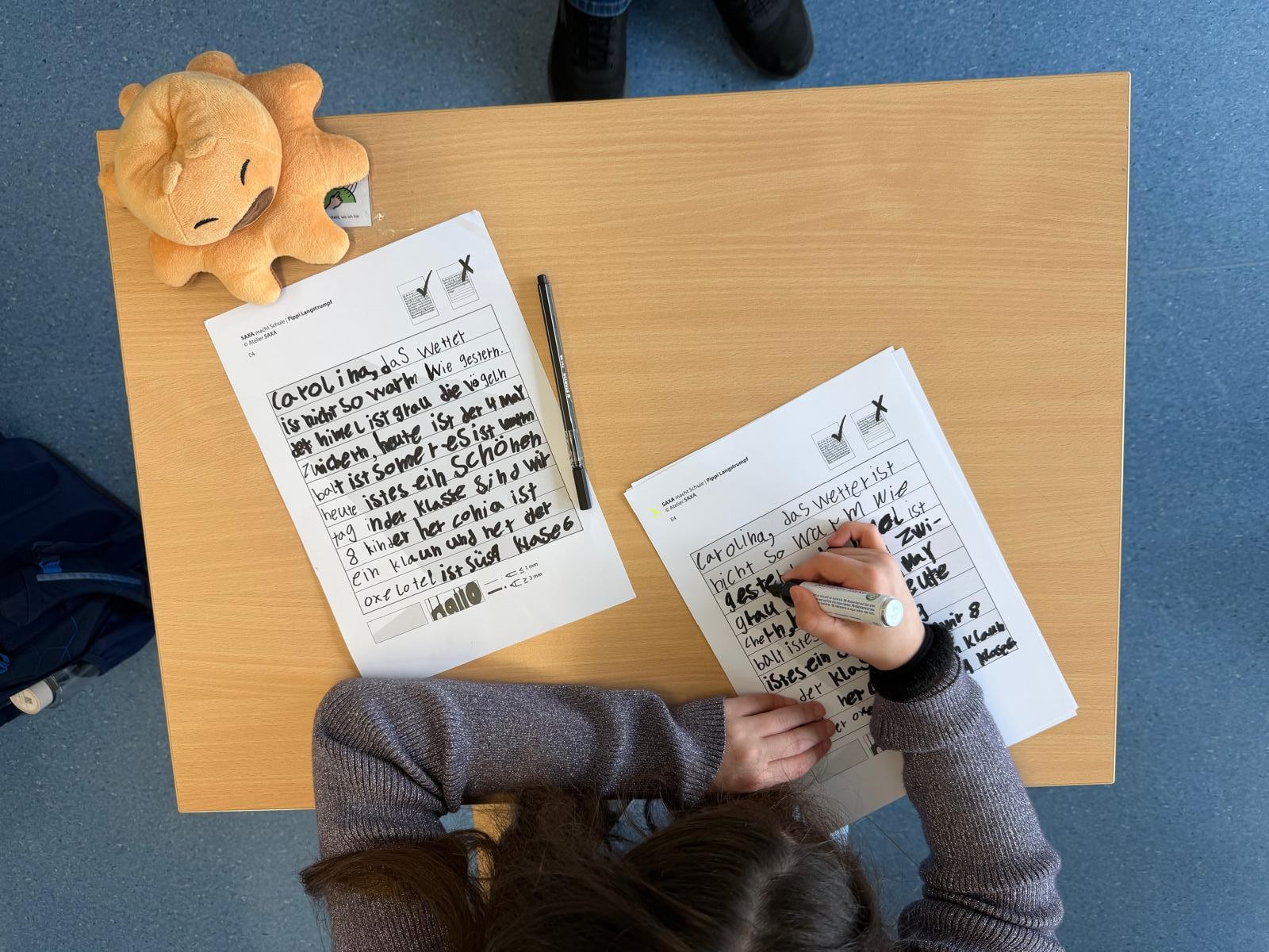Saxa macht Schule – Wortmalerei an der Susanne-Raming-Schule – Foto 2