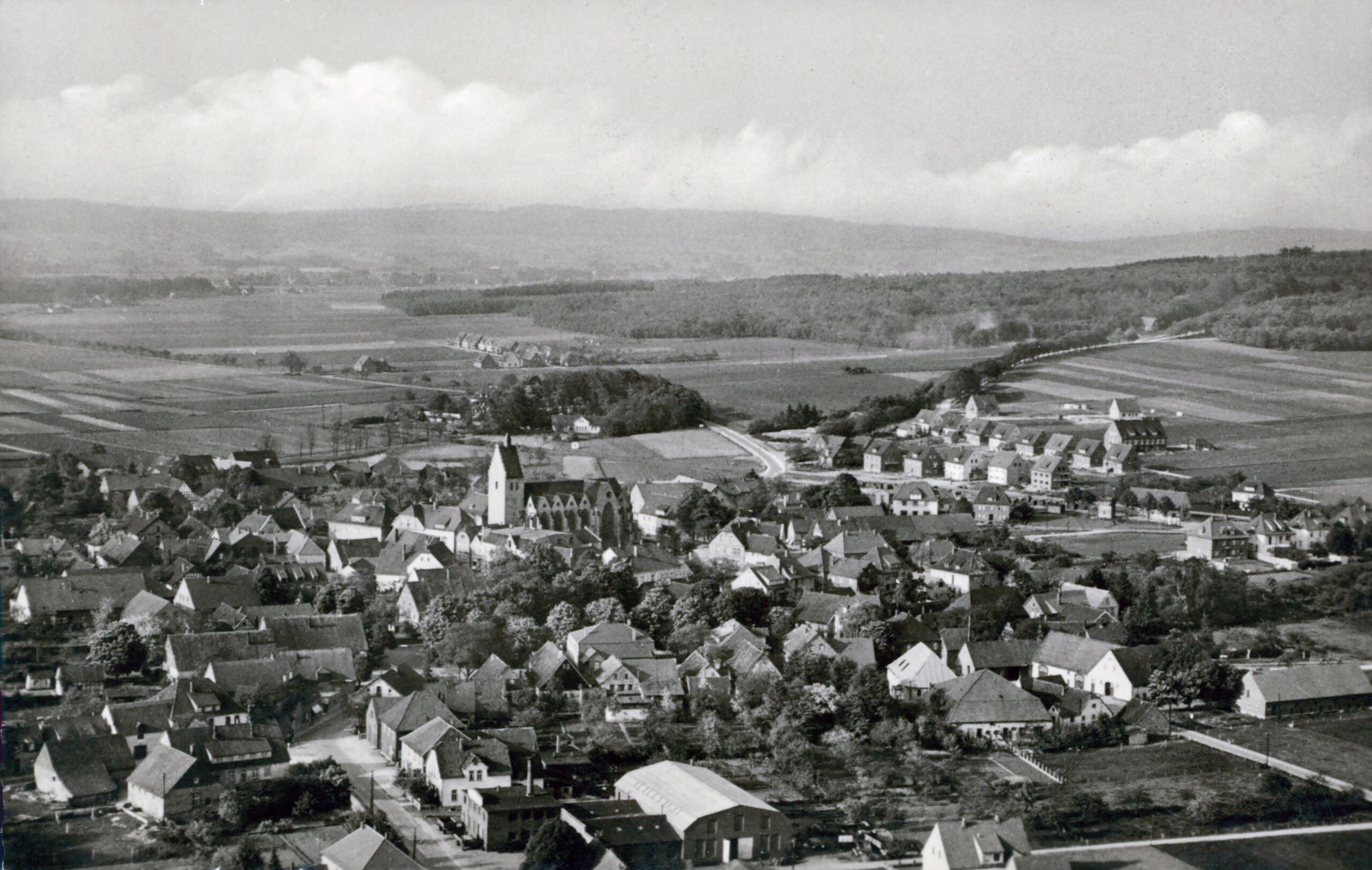 Luftbildaufnahme von Bad laer